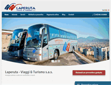 Tablet Screenshot of laperutaviaggi.com